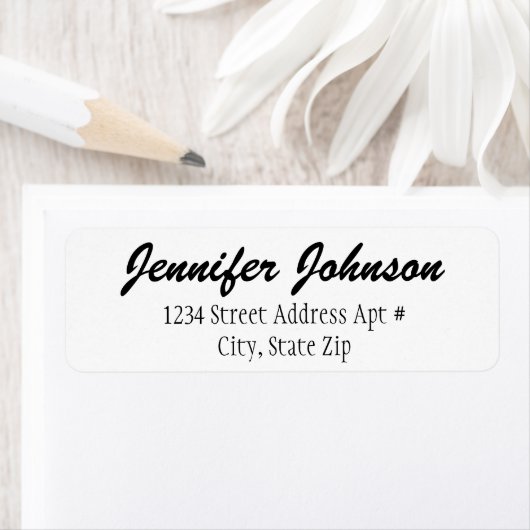 Masculine Bold Script Rücksendeadresse Envelope (Insitu)