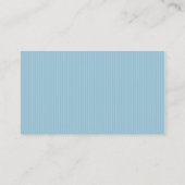 MASCULINE BUSINESS CARD :: minimaler Pinstripe 14 Visitenkarte (Rückseite)