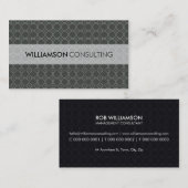 MASCULINE BUSINESS CARD :: minimalistisch smart si Visitenkarte (Vorne/Hinten)