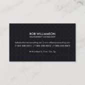 MASCULINE BUSINESS CARD :: minimalistisch smart si Visitenkarte (Rückseite)
