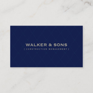 MASCULINE BUSINESS CARD :: schlicht smart 1 Visitenkarte