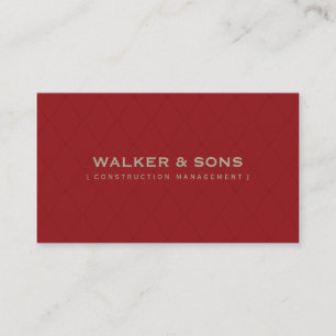 MASCULINE BUSINESS CARD :: schlicht smart 9 Visitenkarte