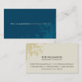 MASCULINE BUSINESS CARD :: schlichtes modernes Gru Visitenkarte (Vorne/Hinten)