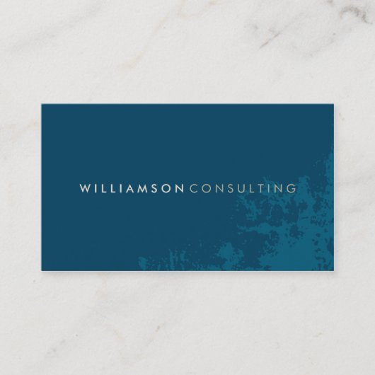 MASCULINE BUSINESS CARD :: schlichtes modernes Gru Visitenkarte (Vorderseite)