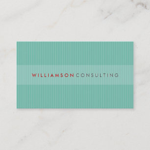 MASCULINE BUSINESS CARD :: simple pinstripe 3D 14 Visitenkarte