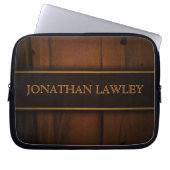 Masculine Classy Imitate Ostsee Pinien Laptopschutzhülle (Vorderseite)