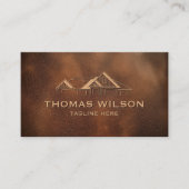 Masculine Construction Handyman Carpenter Tools Visitenkarte (Vorderseite)