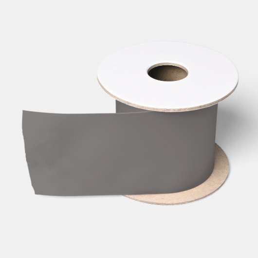Masculine Dark Gray Design Satinband (Spule)