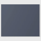 Masculine Dark Navy Blue Wrapping Paper Geschenkpapier (Flach)