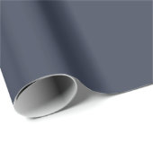 Masculine Dark Navy Blue Wrapping Paper Geschenkpapier (Rolleneckpunkt)