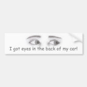 Masculine Eyes Autoaufkleber (Vorne)