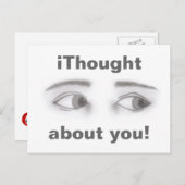 Masculine Eyes Postkarte (Vorne/Hinten)