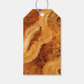 Masculine Faux Burled Walnut  Geschenkanhänger (Vorderseite)