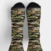 Masculine Fisherman's Fantasy Pattern Socken (Oben)