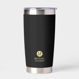 Masculine Gold Personalisierte Trauzeugen Thermobecher