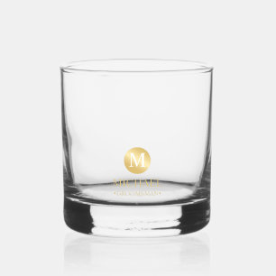 Masculine Gold Personalisierte Trauzeugen Whiskyglas