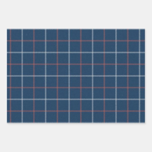 Masculine Kariert Tartan Mix n Match Geschenkpapier Set (Vorderseite 3)