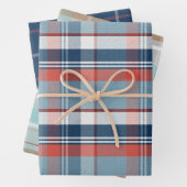 Masculine Kariert Tartan Mix n Match Geschenkpapier Set (Beispiel)