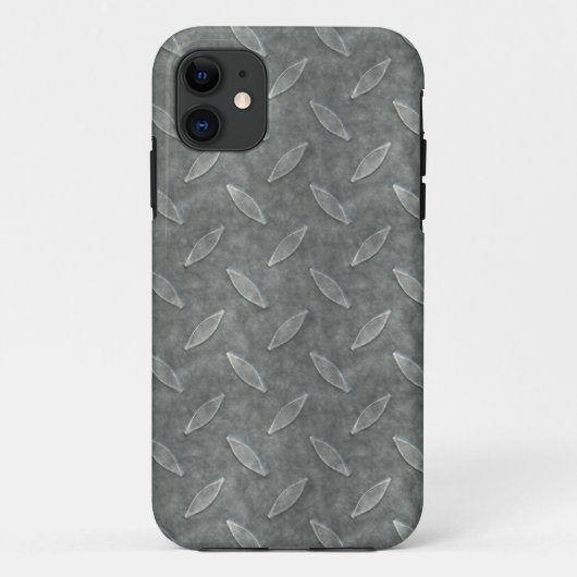 Masculine Manly Grungy Metal Diamantbeschichtete K Case-Mate iPhone Hülle (Rückseite)