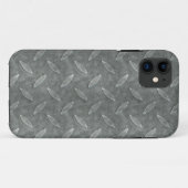 Masculine Manly Grungy Metal Diamantbeschichtete K Case-Mate iPhone Hülle (Rückseite (Horizontal))