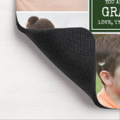 Masculine Opa Green 3 FotoCollage Mousepad (Ecke)