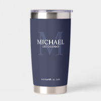 Masculine Personalisiert Monogramm und Name Trauze