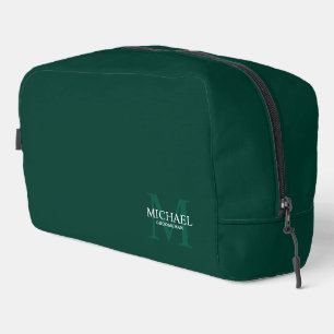 Masculine Personalisiert Monogramm und Name Trauze Waschbeutel