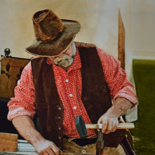 "MASCULINE SCHÜRZE FÜR EIN GESCHENK" All-over-Prin