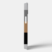 Masculine Stripe Mit Monogramm Case-Mate iPhone Ca Hülle (Rückseite / Rechts)