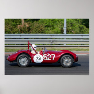 Maserati A6 GCS Barchetta Le Mans Classic Poster