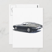 Maserati Ghibli Classic Zeichnend Postkarte (Vorne/Hinten)
