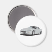 Maserati Magnet (Vorderseite/Rückseite)