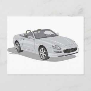 Maserati Spyder Postkarte