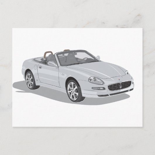 Maserati Spyder Postkarte (Vorderseite)