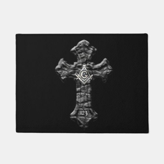 Maserkreuz Fußmatte (Vorderseite)