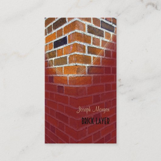 Masern, Steinarbeiter Visitenkarten Visitenkarte (Vorderseite)