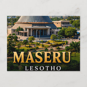 Maseru Berglandschaften und Basotho-Erbe Postkarte