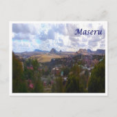 Maseru - Lesotho - Luftaufnahme - Postkarte (Vorderseite)