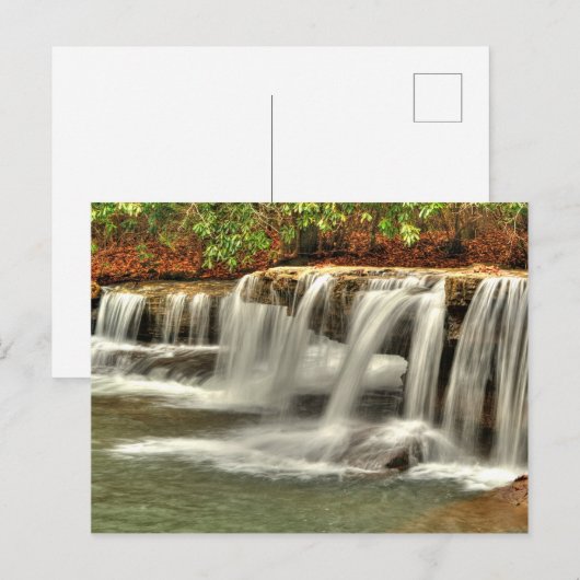 Mash Fork Falls, West Virginia Postkarte (Vorne/Hinten)