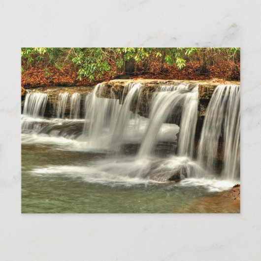 Mash Fork Falls, West Virginia Postkarte (Vorderseite)