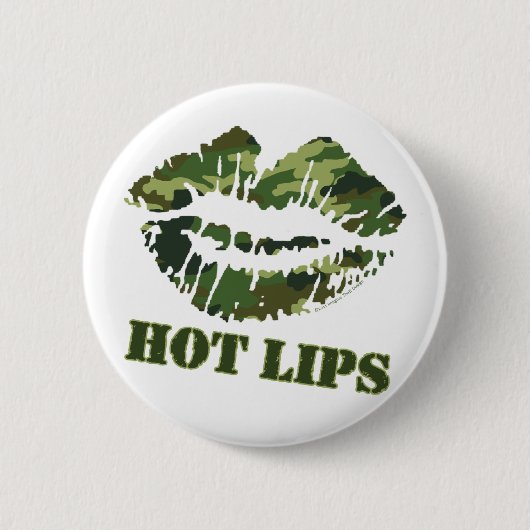 MASH Hot Lips Button (Vorderseite)