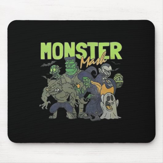 Mash Vintag Ghost Halloween Funny Mousepad (Vorne)