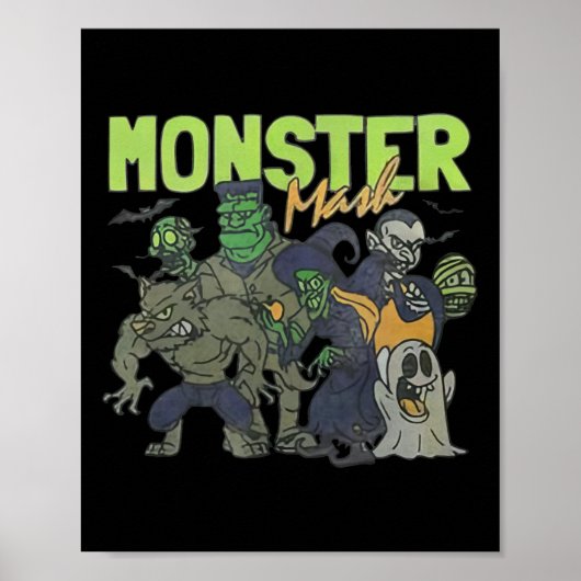 Mash Vintag Ghost Halloween Funny Poster (Vorne)