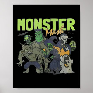 Mash Vintage-Geist Halloween Lustig  Poster