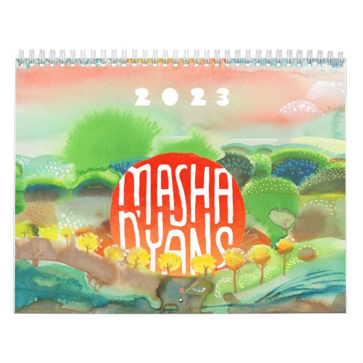 Masha D'yans 2023 WALL CALENDAR Kalender (Titelbild)