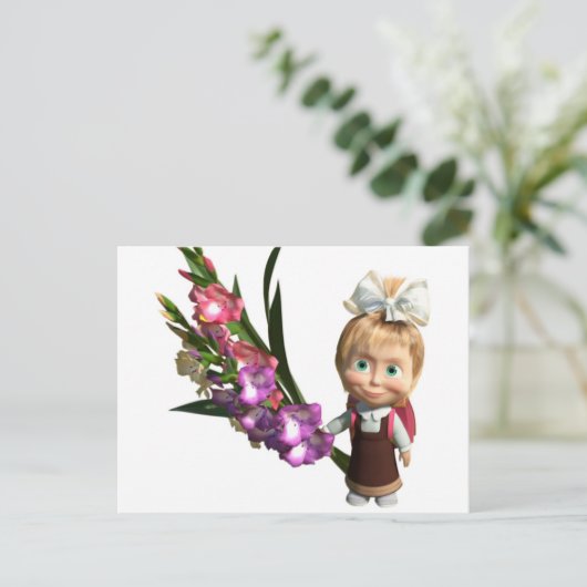 Masha Postkarte (Stehend Vorderseite)