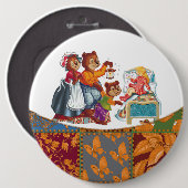 Masha und 3 Bären Button (Vorne & Hinten)