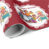 Masha und 3 Bären Geschenkpapier (Rolleneckpunkt)