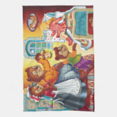 Masha und 3 Bären Geschirrtuch (Vertikal)