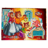 Masha und 3 Bären Große Geschenktüte (Rückseite)